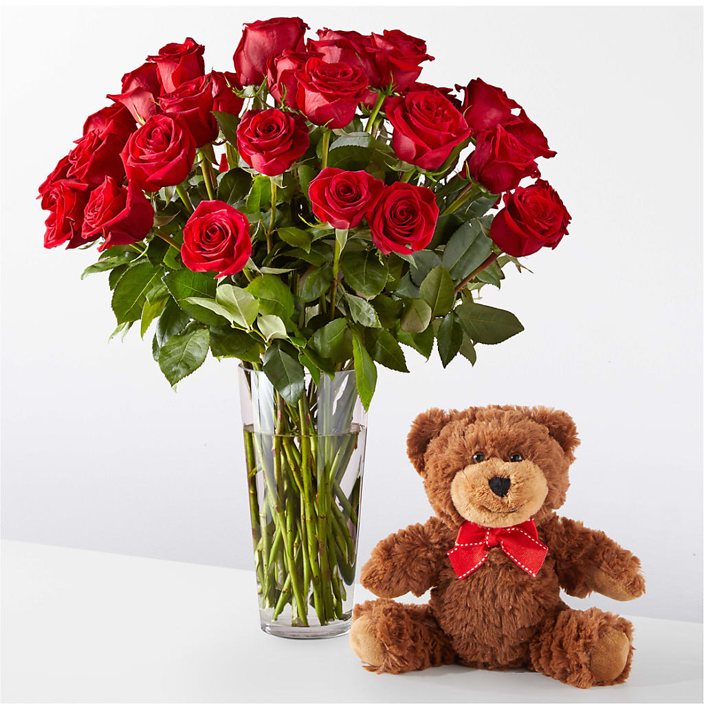 Romantic Long Stem Red Rose Bouquet Bundles – HELEN'S FLORIST AND GARDEN CENTER, Whitehouse Station NJ