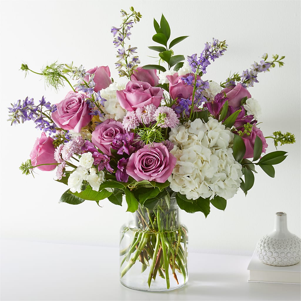 Violet Caress Bouquet – HELEN'S FLORIST AND GARDEN CENTER, Whitehouse Station NJ