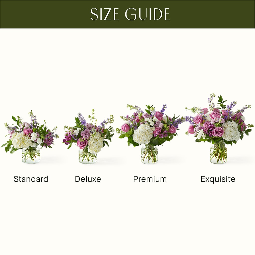 Violet Caress Bouquet – HELEN'S FLORIST AND GARDEN CENTER, Whitehouse Station NJ