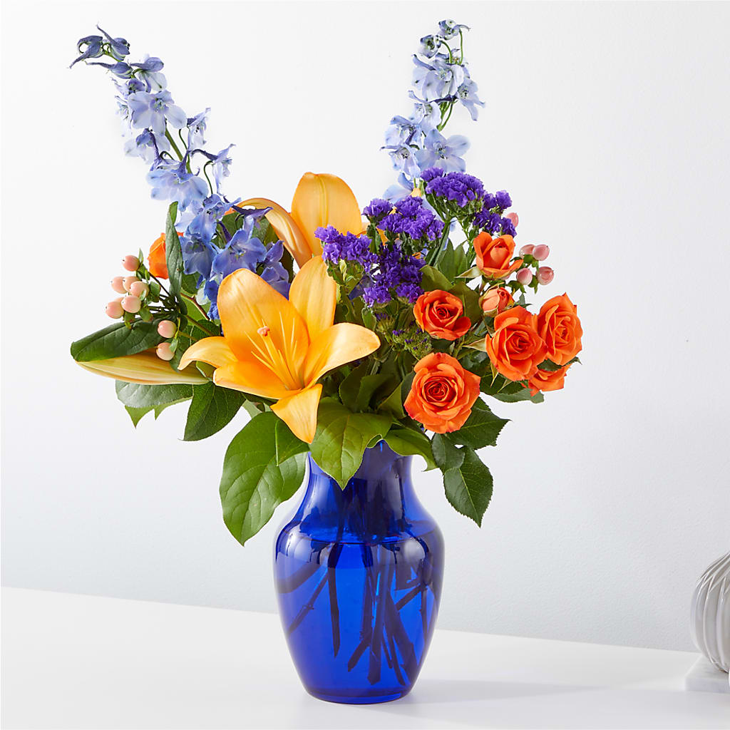 Radiant Citrus Bouquet – HELEN'S FLORIST AND GARDEN CENTER, Whitehouse Station NJ