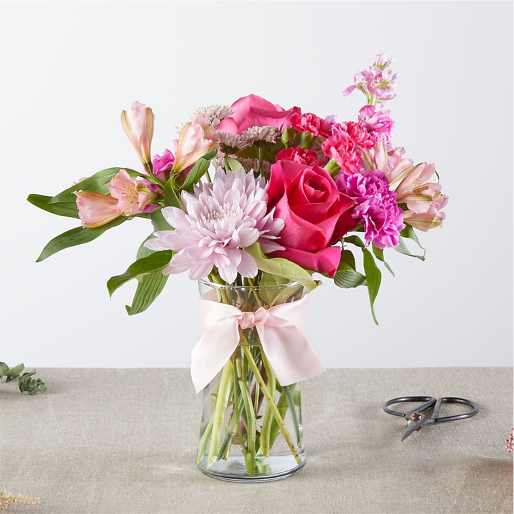 Pink Ribbon - A Florist Original – HELEN'S FLORIST AND GARDEN CENTER, Whitehouse Station NJ
