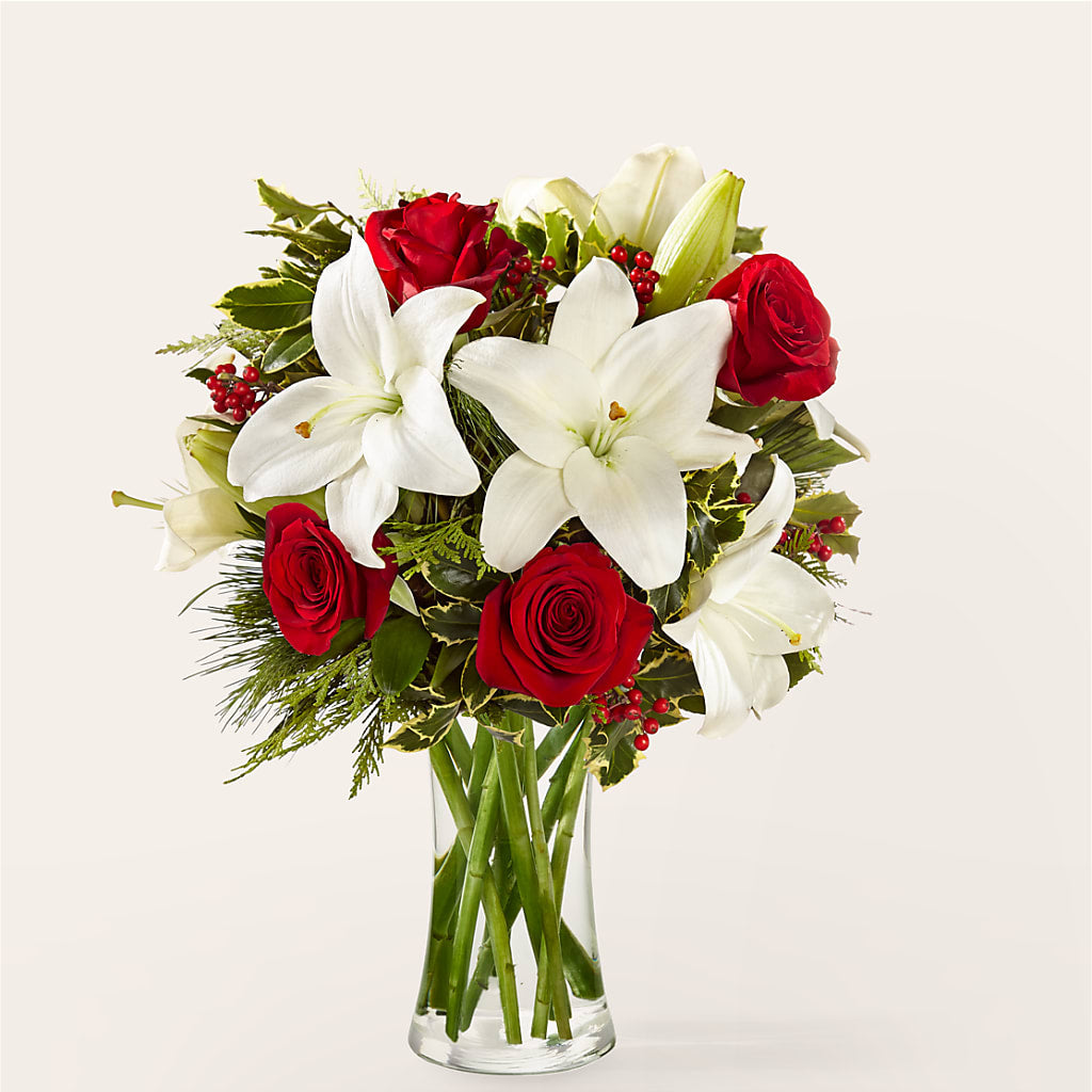 Sparkling Snowflakes Bouquet – HELEN'S FLORIST AND GARDEN CENTER, Whitehouse Station NJ