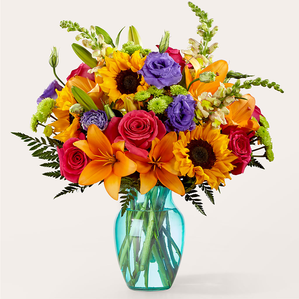Double Rainbow Bouquet – HELEN'S FLORIST AND GARDEN CENTER, Whitehouse Station NJ
