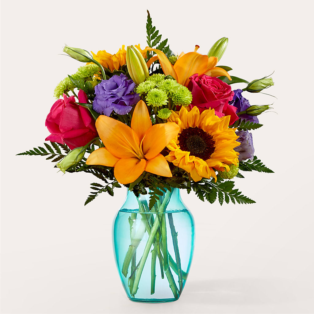 Double Rainbow Bouquet – HELEN'S FLORIST AND GARDEN CENTER, Whitehouse Station NJ