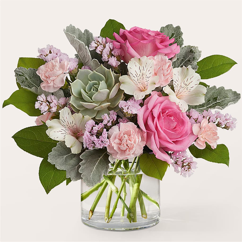 Dusty Rose Bouquet – HELEN'S FLORIST AND GARDEN CENTER, Whitehouse Station NJ
