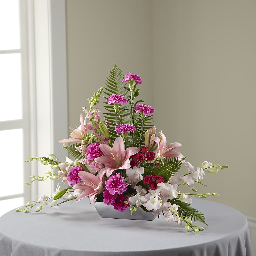 Uplifting Moments Arrangement – HELEN'S FLORIST AND GARDEN CENTER, Whitehouse Station NJ