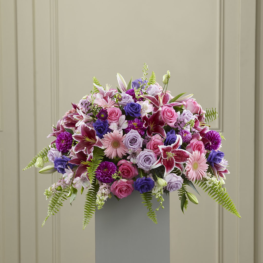 Fare Thee Well Pedestal – HELEN'S FLORIST AND GARDEN CENTER, Whitehouse Station NJ