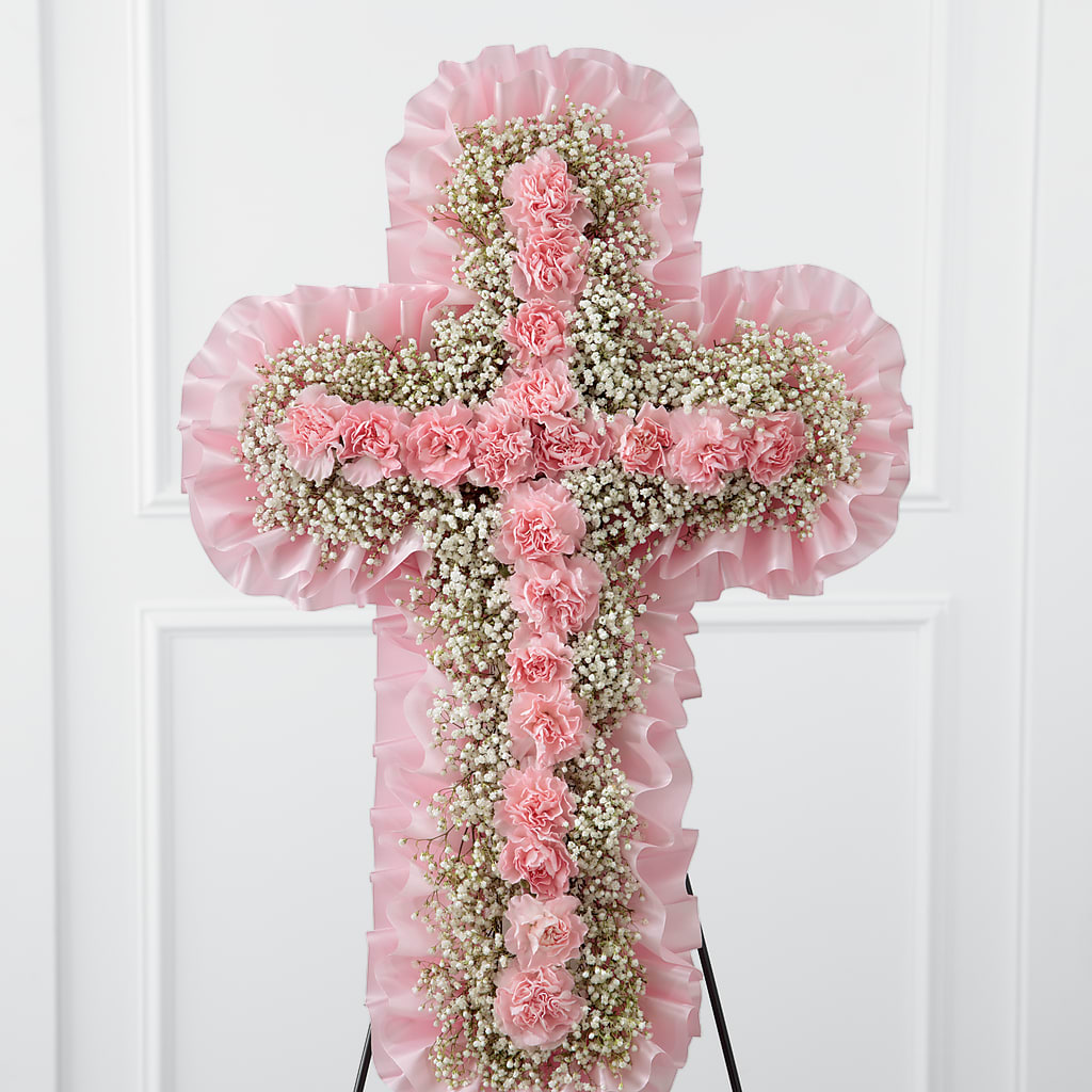 Angel's Cross Easel – HELEN'S FLORIST AND GARDEN CENTER, Whitehouse Station NJ