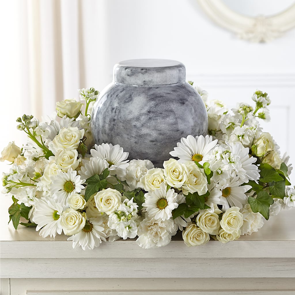 Timeless Tribute Cremation Adornment – HELEN'S FLORIST AND GARDEN CENTER, Whitehouse Station NJ