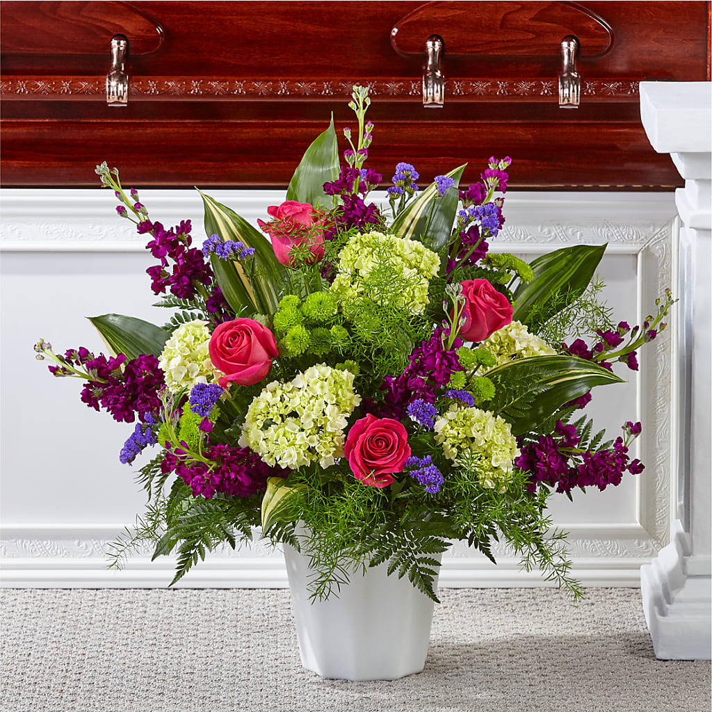 Beautiful Horizons Floor Basket – HELEN'S FLORIST AND GARDEN CENTER, Whitehouse Station NJ