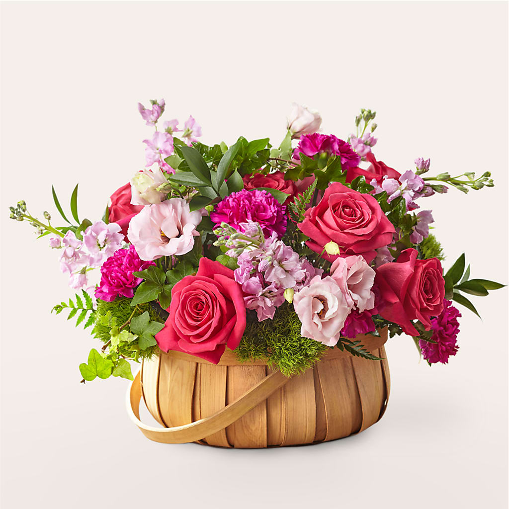 Radiance in Bloom Basket – HELEN'S FLORIST AND GARDEN CENTER, Whitehouse Station NJ