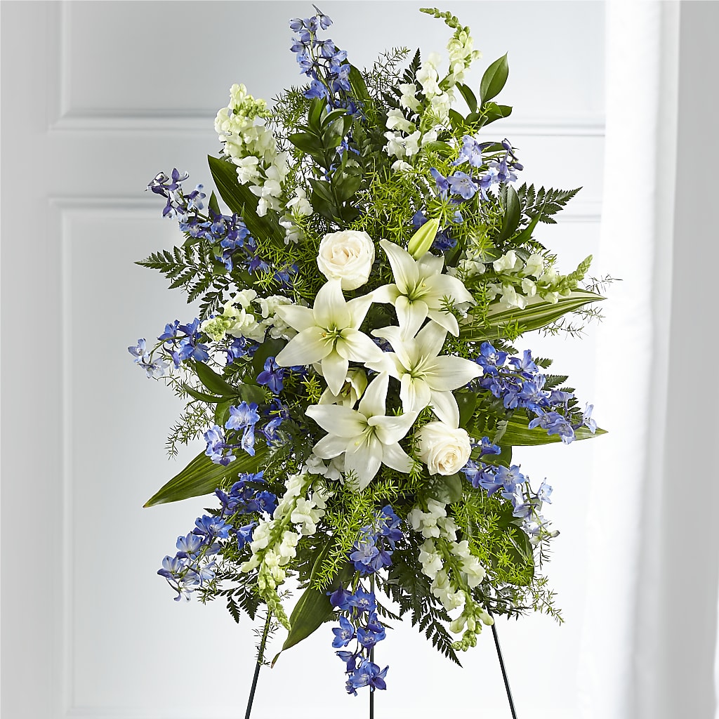 Faithful Friend Standing Spray – HELEN'S FLORIST AND GARDEN CENTER, Whitehouse Station NJ