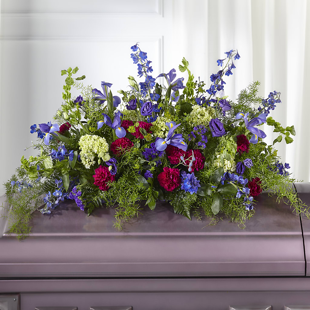 Always Treasured Casket Spray – HELEN'S FLORIST AND GARDEN CENTER, Whitehouse Station NJ