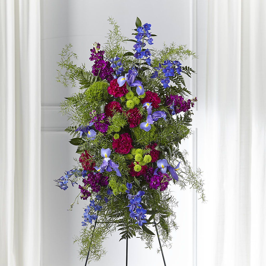 Heavenly Skies Standing Spray – HELEN'S FLORIST AND GARDEN CENTER, Whitehouse Station NJ