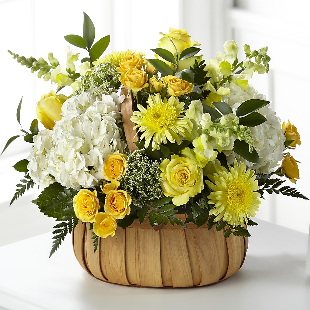 Rustic Remembrance Basket – HELEN'S FLORIST AND GARDEN CENTER, Whitehouse Station NJ