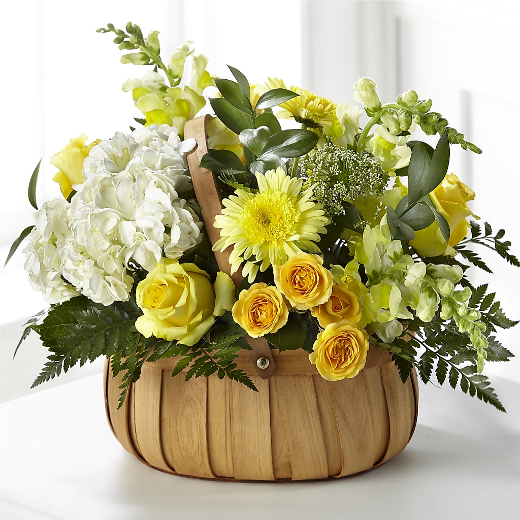 Rustic Remembrance Basket – HELEN'S FLORIST AND GARDEN CENTER, Whitehouse Station NJ