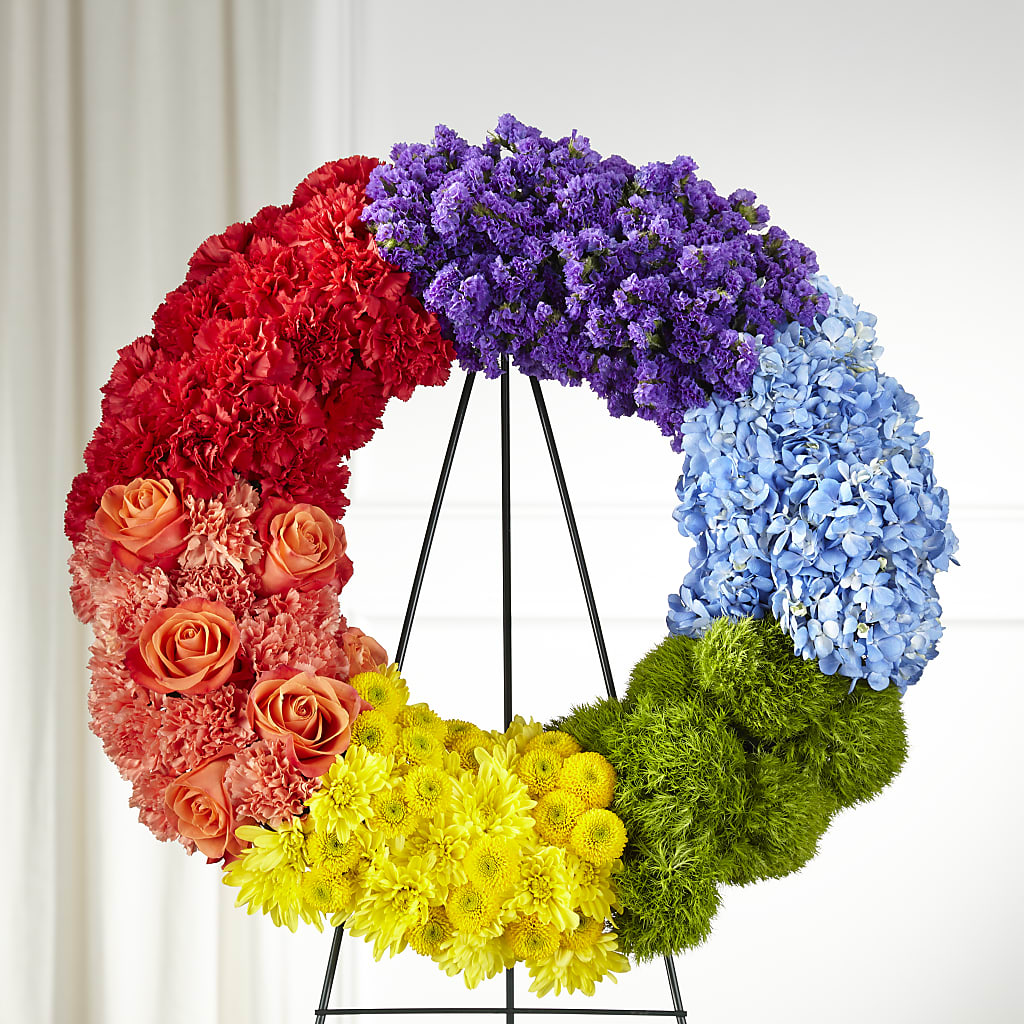 Circle of Love Wreath – HELEN'S FLORIST AND GARDEN CENTER, Whitehouse Station NJ