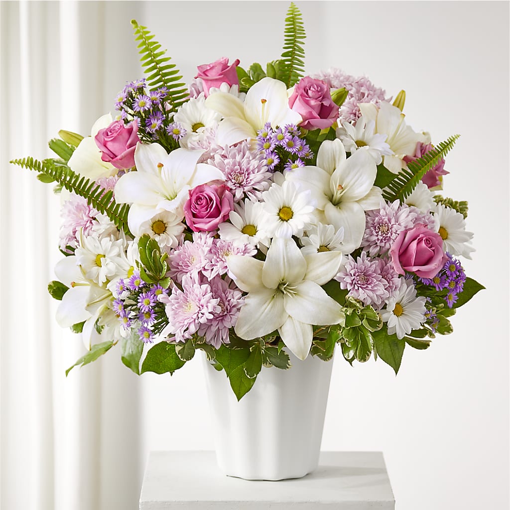 Warmest Thoughts Tabletop Basket – HELEN'S FLORIST AND GARDEN CENTER, Whitehouse Station NJ