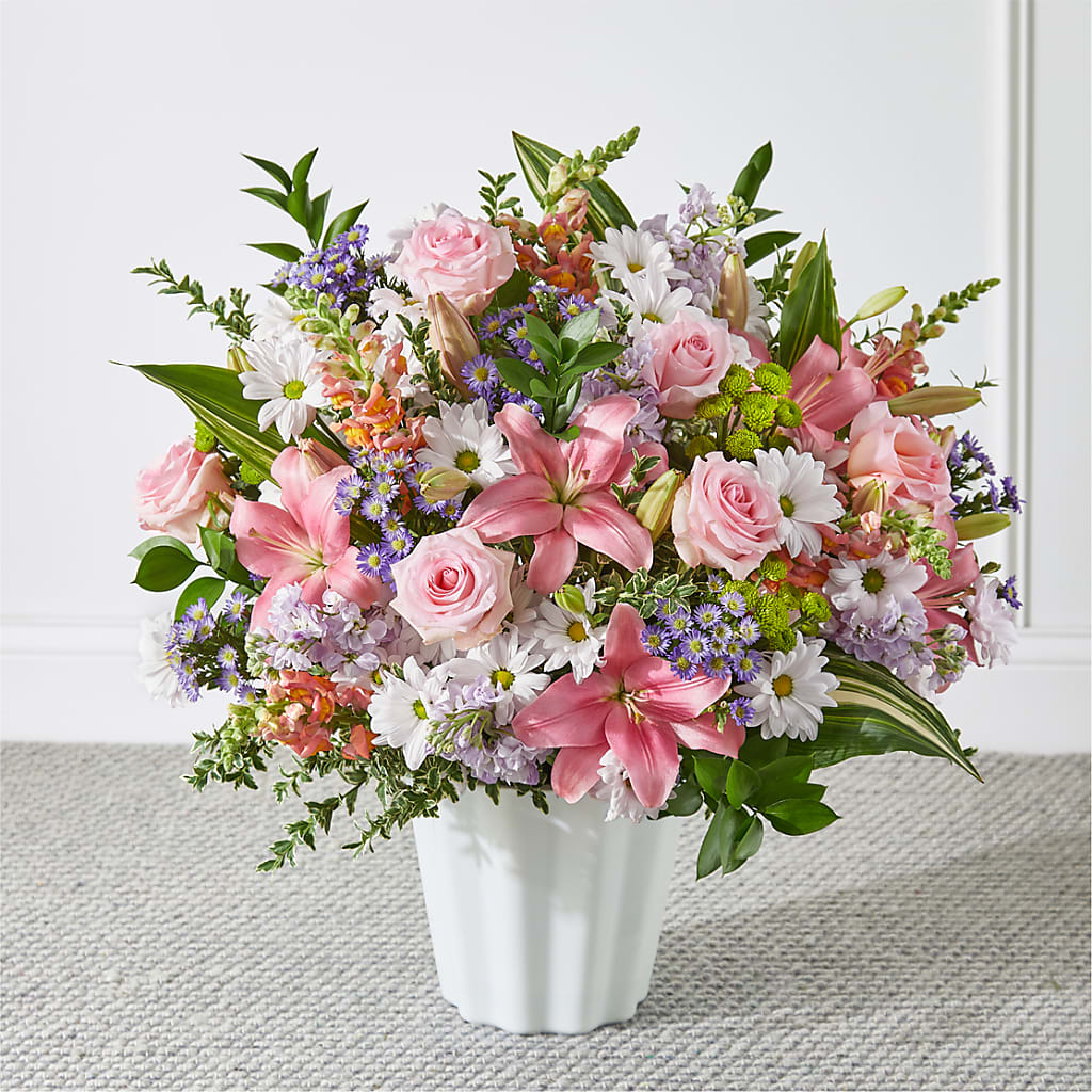 Abundant Compassion Floor Basket – HELEN'S FLORIST AND GARDEN CENTER, Whitehouse Station NJ