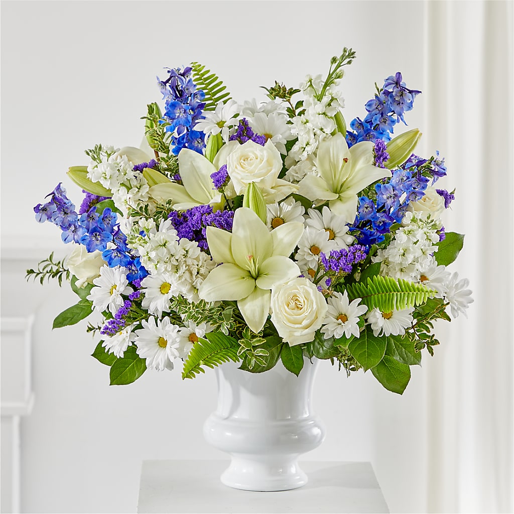 Expressions of Hope Urn Arrangement – HELEN'S FLORIST AND GARDEN CENTER, Whitehouse Station NJ