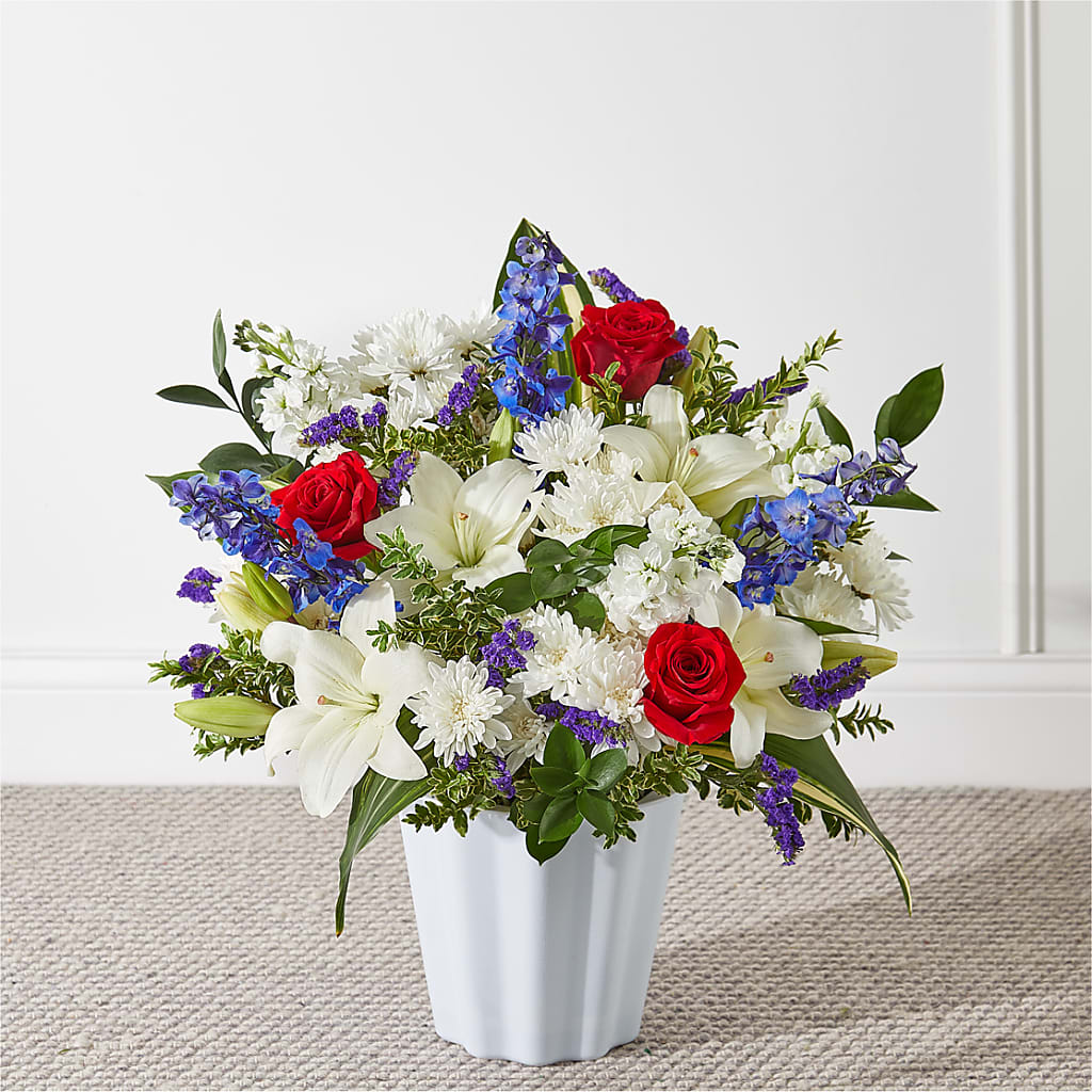 Consoled Floor Basket – HELEN'S FLORIST AND GARDEN CENTER, Whitehouse Station NJ