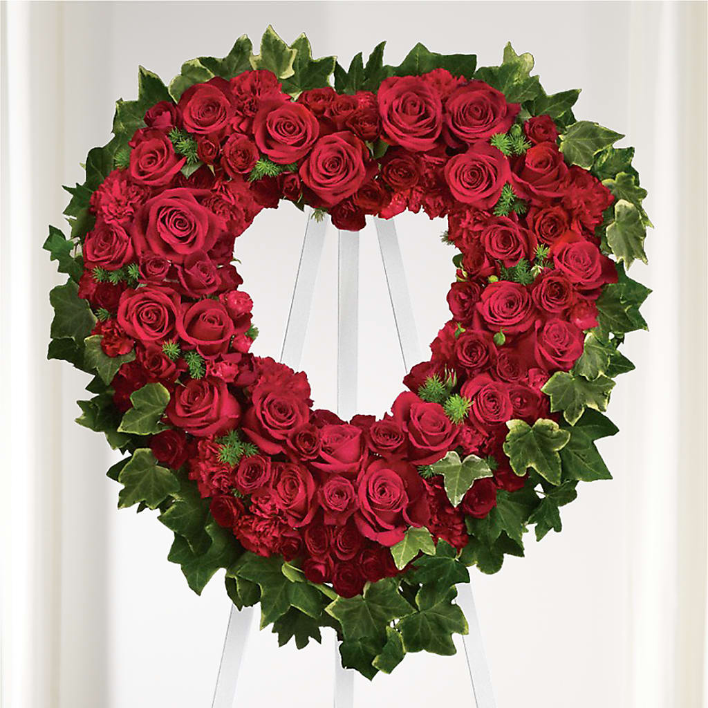 Wholehearted Standing Spray – HELEN'S FLORIST AND GARDEN CENTER, Whitehouse Station NJ
