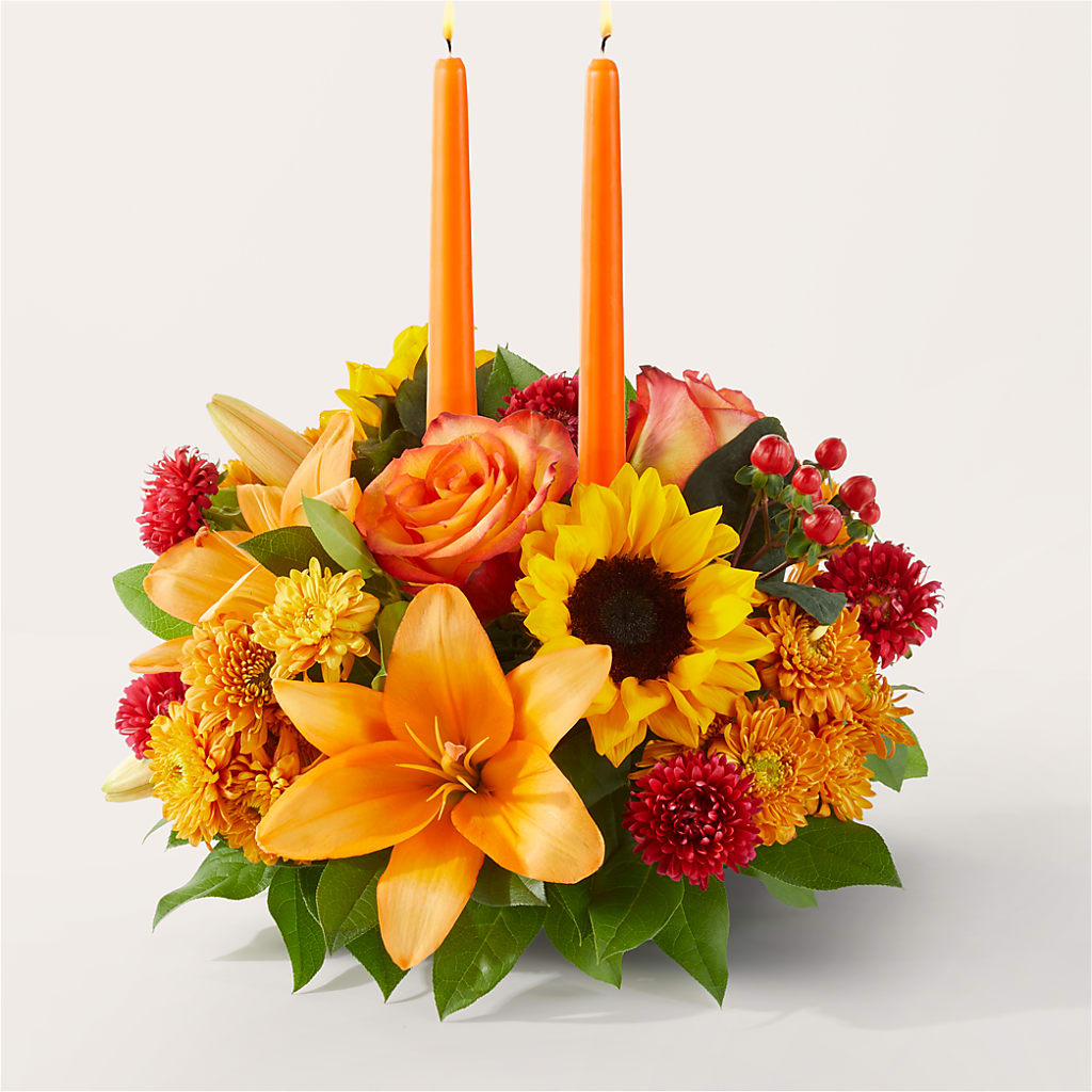 Grateful Centerpiece – HELEN'S FLORIST AND GARDEN CENTER, Whitehouse Station NJ