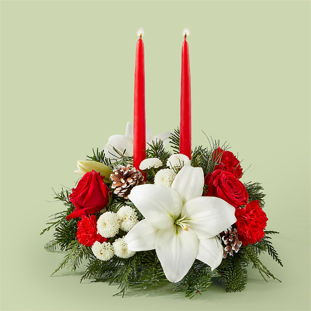 Seasonal Festivities Centerpiece – HELEN'S FLORIST AND GARDEN CENTER, Whitehouse Station NJ
