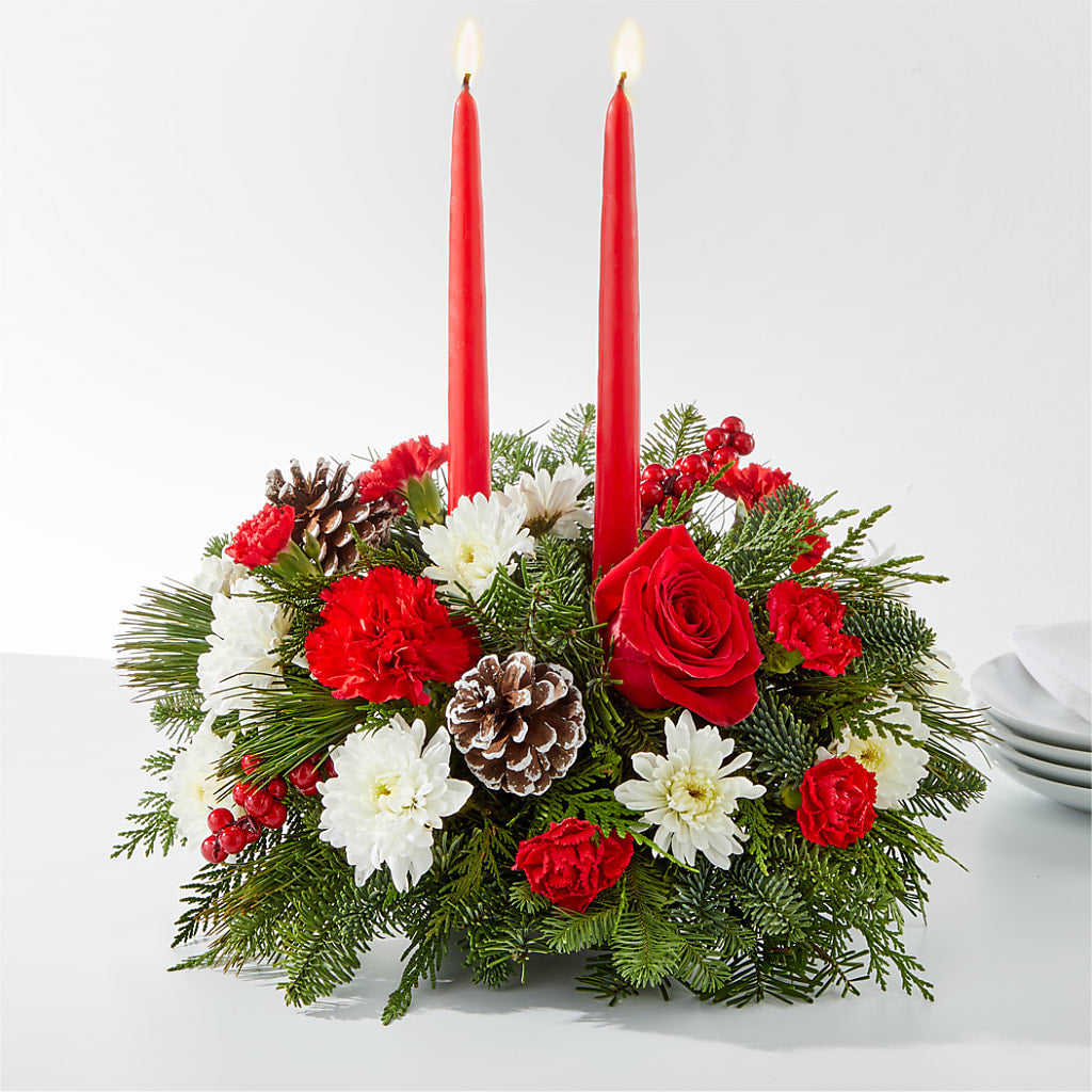 Holiday Soiree Centerpiece – HELEN'S FLORIST AND GARDEN CENTER, Whitehouse Station NJ