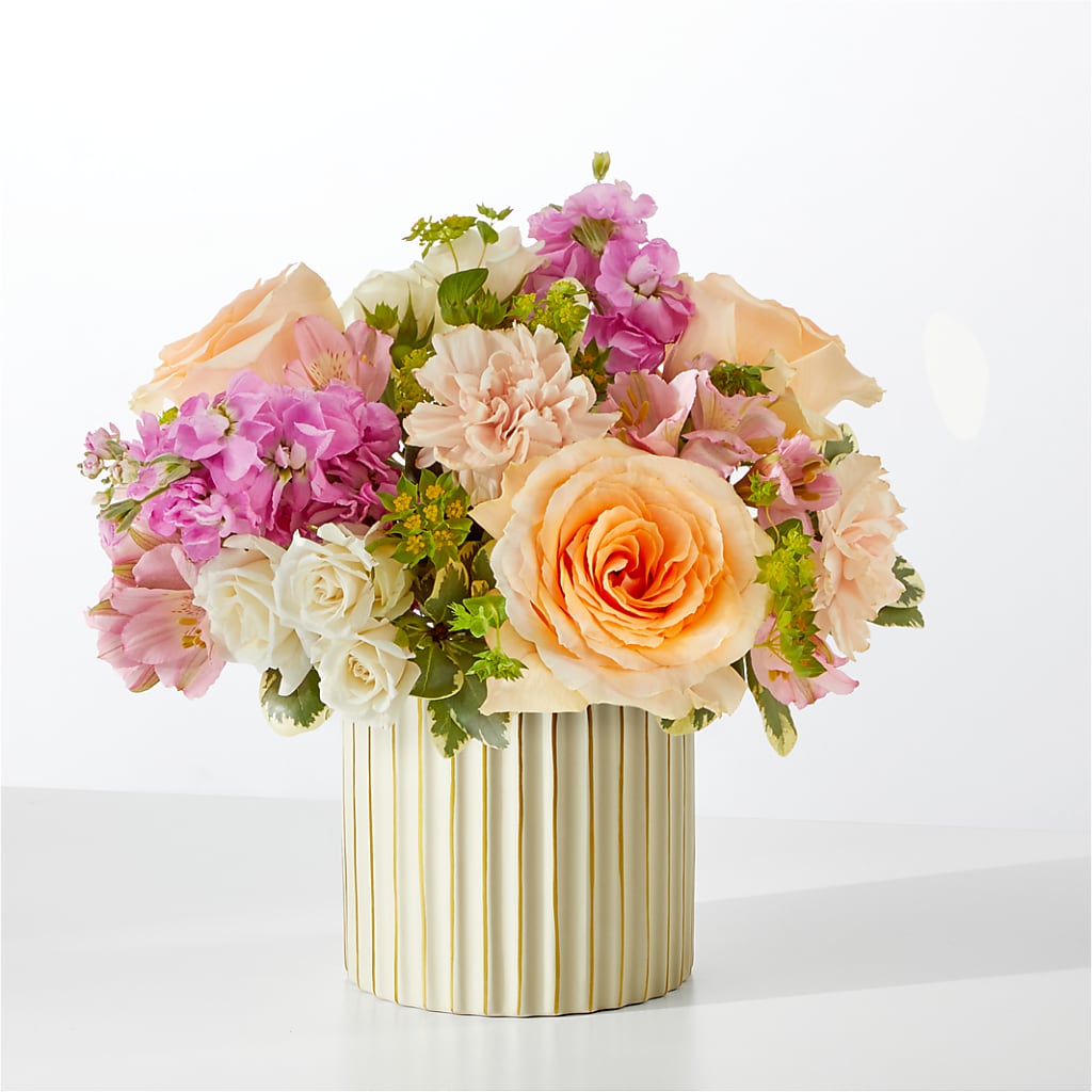 Paradise Bouquet with Ivory Vase – HELEN'S FLORIST AND GARDEN CENTER, Whitehouse Station NJ
