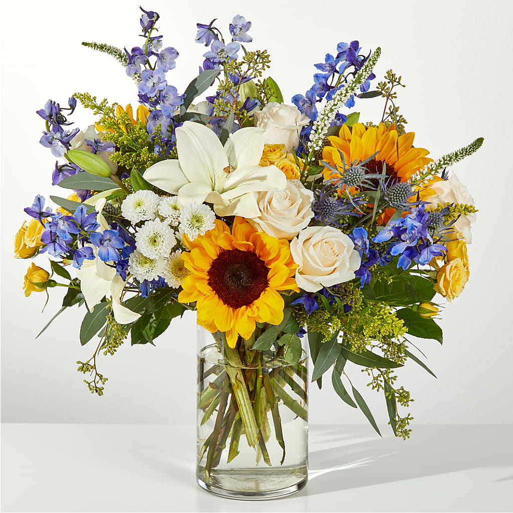 Wonderfully Sunny Bouquet – HELEN'S FLORIST AND GARDEN CENTER, Whitehouse Station NJ