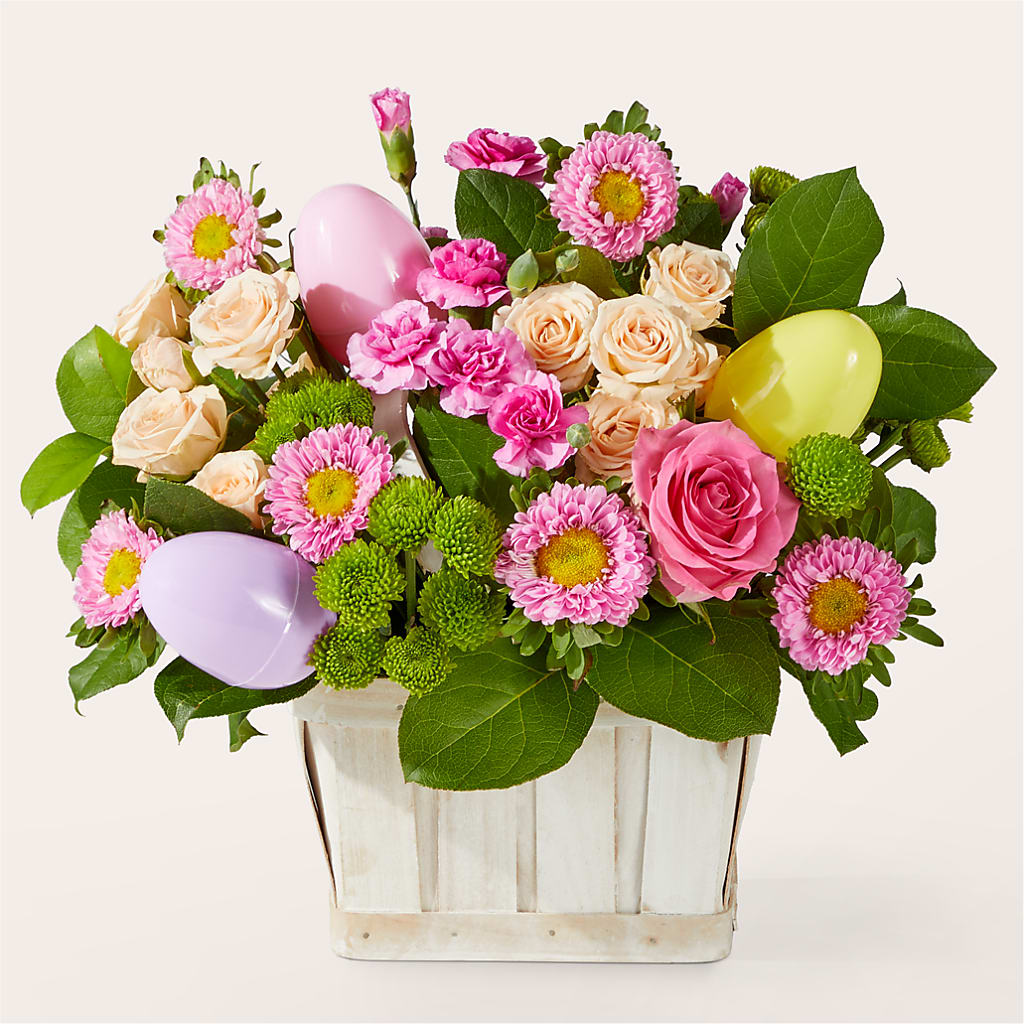 Get Eggcited Basket – HELEN'S FLORIST AND GARDEN CENTER, Whitehouse Station NJ