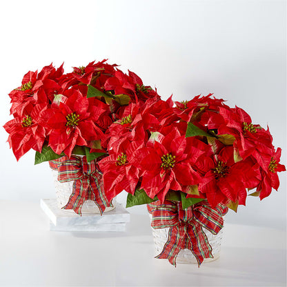 Happiest Holidays Poinsettia Bundle – HELEN'S FLORIST AND GARDEN CENTER, Whitehouse Station NJ