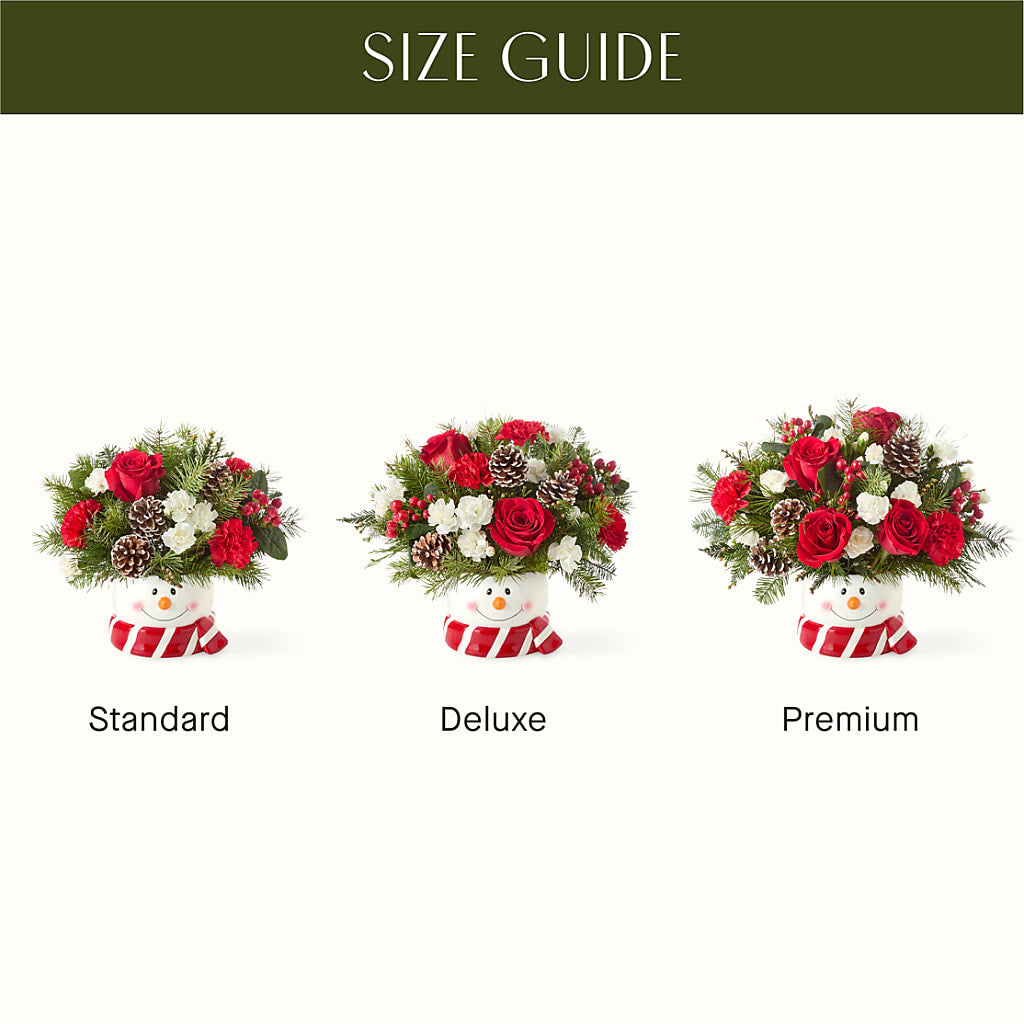 Jolly Snowman Bouquet – HELEN'S FLORIST AND GARDEN CENTER, Whitehouse Station NJ
