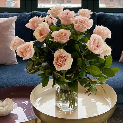Long Stem Pink Rose Bouquet – HELEN'S FLORIST AND GARDEN CENTER, Whitehouse Station NJ
