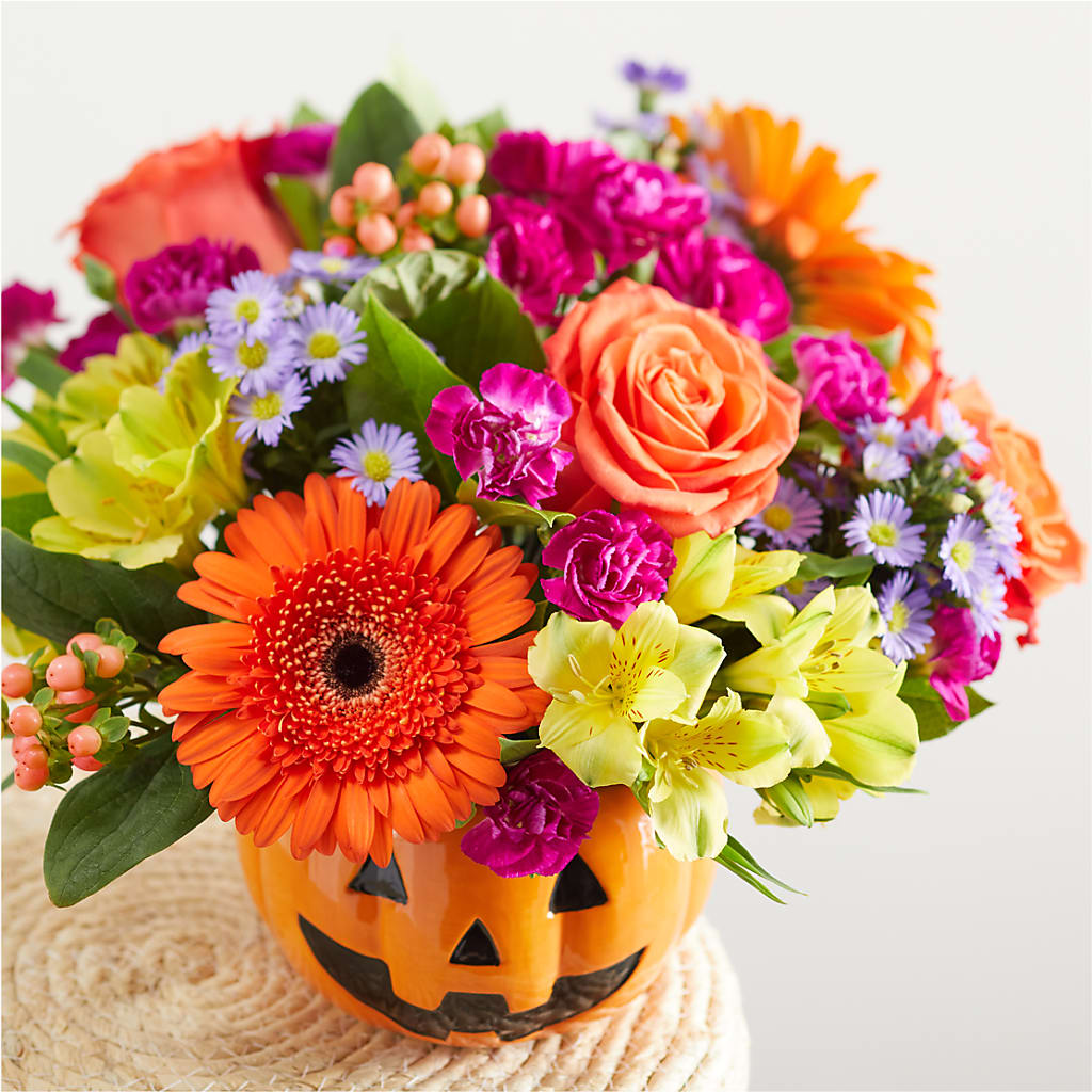 Tricks & Treats Pumpkin – HELEN'S FLORIST AND GARDEN CENTER, Whitehouse Station NJ