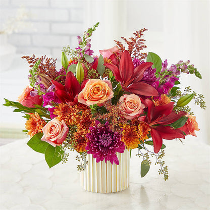 Burgundy Landscape Bouquet – HELEN'S FLORIST AND GARDEN CENTER, Whitehouse Station NJ
