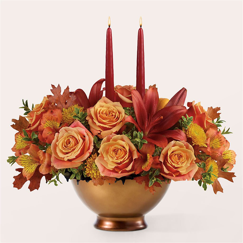 Harvest Table Centerpiece – HELEN'S FLORIST AND GARDEN CENTER, Whitehouse Station NJ