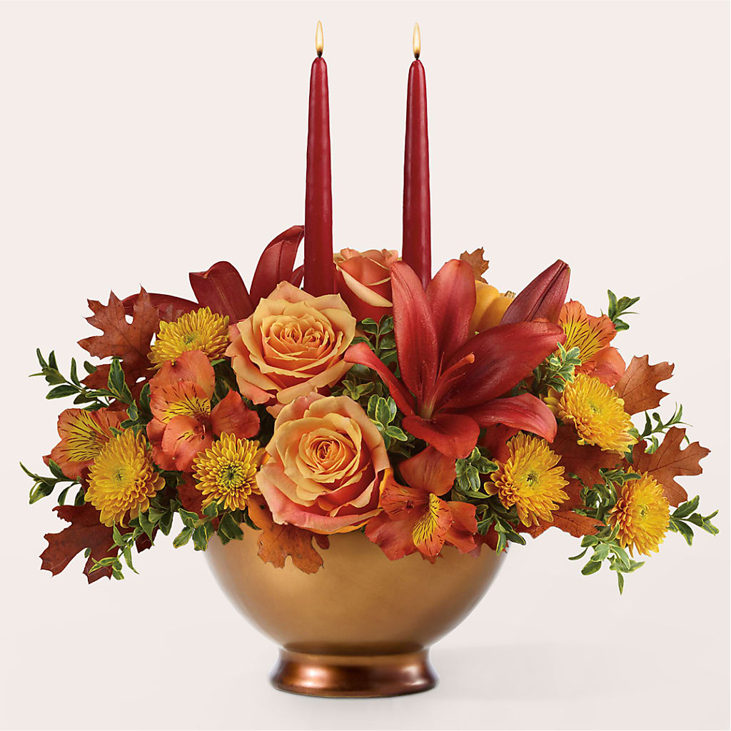 Harvest Table Centerpiece – HELEN'S FLORIST AND GARDEN CENTER, Whitehouse Station NJ