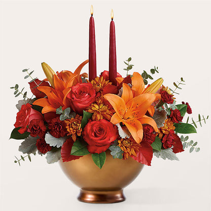 Fruits of Fall Centerpiece – HELEN'S FLORIST AND GARDEN CENTER, Whitehouse Station NJ