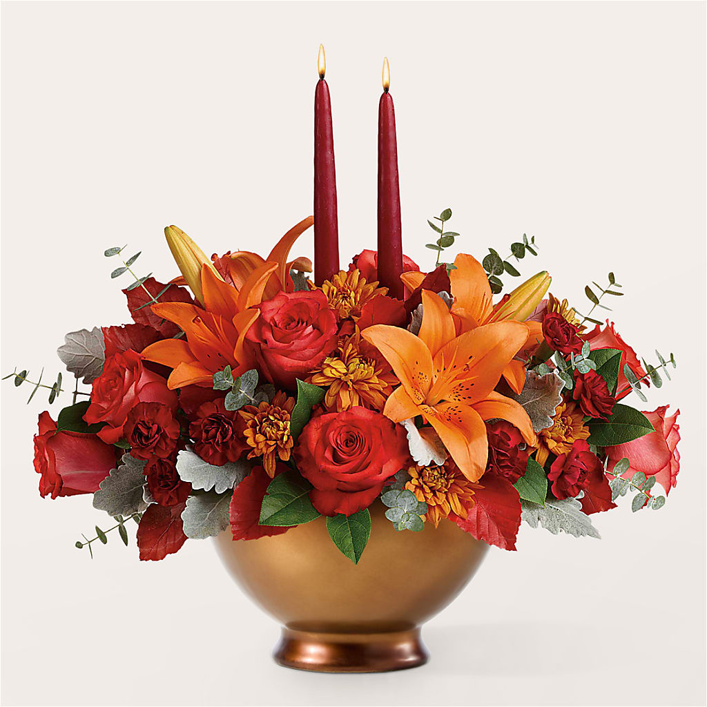 Fruits of Fall Centerpiece – HELEN'S FLORIST AND GARDEN CENTER, Whitehouse Station NJ