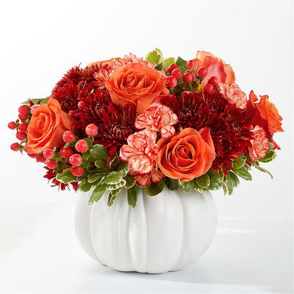 Autumn Air Pumpkin Bouquet – HELEN'S FLORIST AND GARDEN CENTER, Whitehouse Station NJ