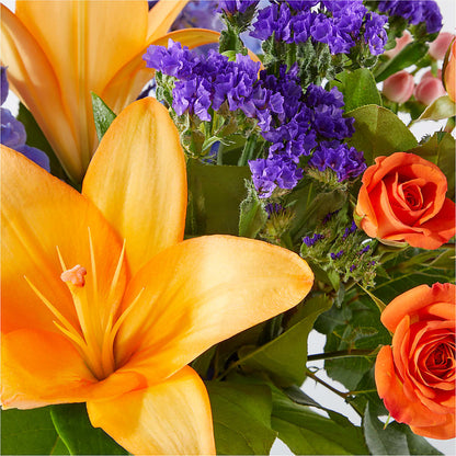 Radiant Citrus Bouquet – HELEN'S FLORIST AND GARDEN CENTER, Whitehouse Station NJ