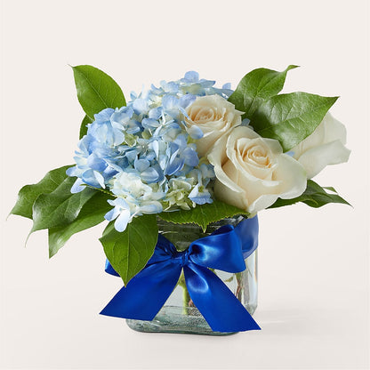 Sky Blue Delight Bouquet – HELEN'S FLORIST AND GARDEN CENTER, Whitehouse Station NJ