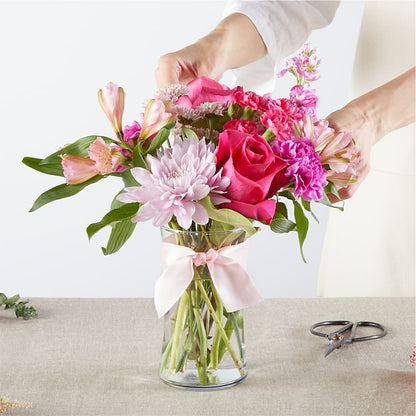 Pink Ribbon - A Florist Original – HELEN'S FLORIST AND GARDEN CENTER, Whitehouse Station NJ