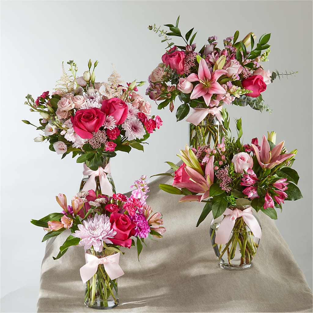 Pink Ribbon - A Florist Original – HELEN'S FLORIST AND GARDEN CENTER, Whitehouse Station NJ