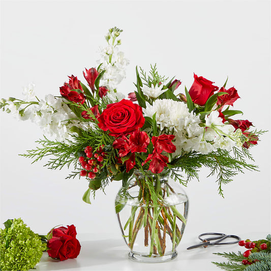 Merry Moment Bouquet – A Florist Original – HELEN'S FLORIST AND GARDEN CENTER, Whitehouse Station NJ
