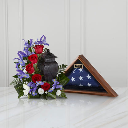 Patriotic Tribute Arrangement – HELEN'S FLORIST AND GARDEN CENTER, Whitehouse Station NJ