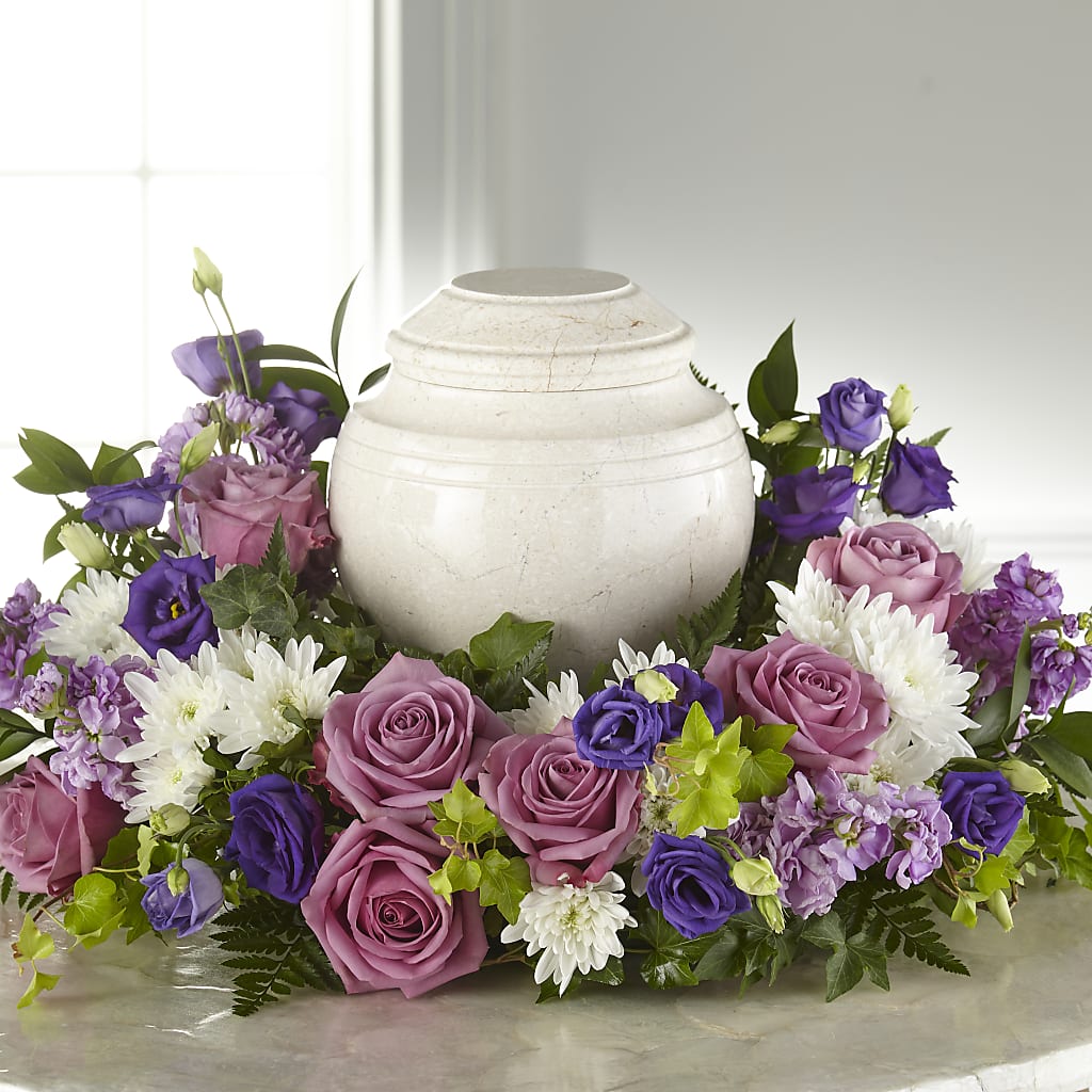 Blooming Sympathy Cremation Adornment – HELEN'S FLORIST AND GARDEN CENTER, Whitehouse Station NJ