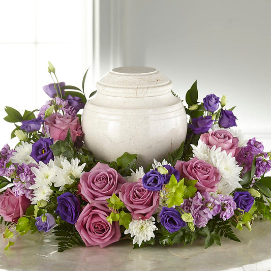 Blooming Sympathy Cremation Adornment – HELEN'S FLORIST AND GARDEN CENTER, Whitehouse Station NJ